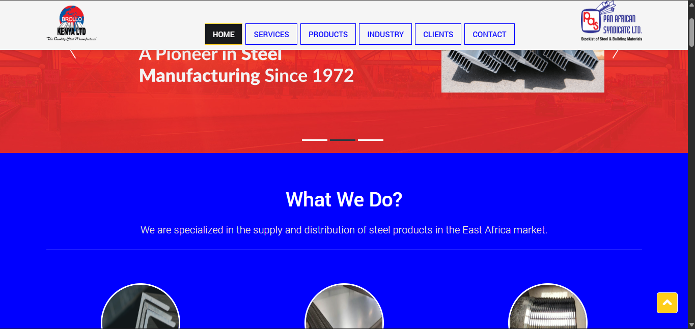 Brollo Kenya Ltd — Corporate Website Revamp & Digital Platform