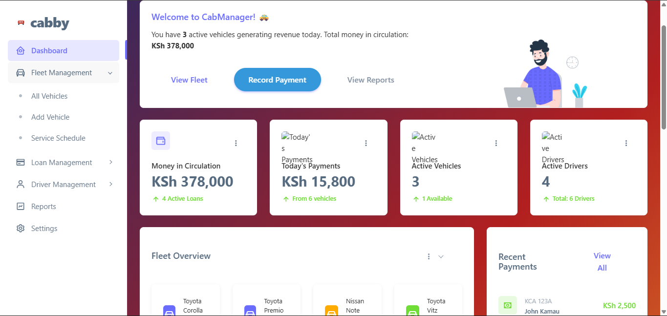 Cabby Platform — Next‑Gen Fleet & Ride Management System